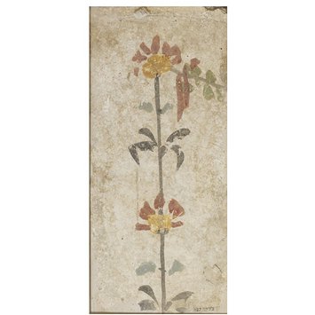 Fresco fragment - Flower stem Fresco fragment - Flower stem