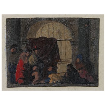 Oil painting - Figure Group in an Arch (sketch for a picture) Oil painting - Figure Group in an Arch (sketch for a picture)