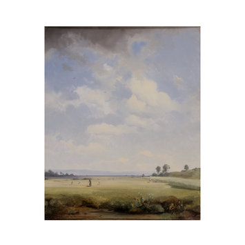 Oil painting - Haymaking