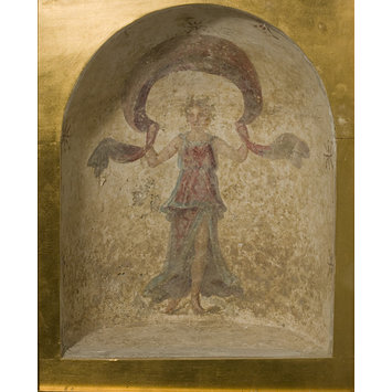 Fresco - Dancer holding a scarf (model of a chapel) Fresco - Dancer holding a scarf (model of a chapel)