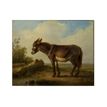 Landscape with donkey | Verboeckhoven, Eugène | V&A Search the Collections