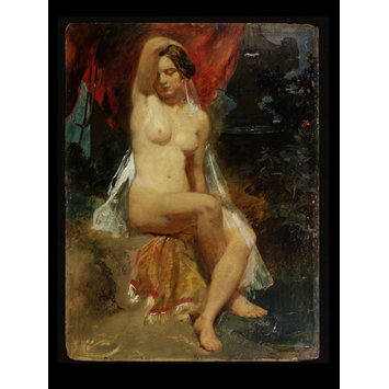 Oil painting - Woman at a Fountain Oil painting - Woman at a Fountain