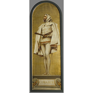 Oil painting - Giovanni Cimabue: design for a mosaic in the Museum (the 'Kensington Valhalla') Oil painting - Giovanni Cimabue: design for a mosaic in the Museum (the 'Kensington Valhalla')