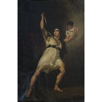 Painting - John Philip Kemble as Rolla in <i>Pizarro</i> adapted by Richard Brinsley Sheridan from <i>Die Spanier in Peru</i> by August Friedrich Ferdinand von Kotzebue Painting - John Philip Kemble as Rolla in <i>Pizarro</i> adapted by Richard Brinsley Sheridan from <i>Die Spanier in Peru</i> by August Friedrich Ferdinand von Kotzebue
