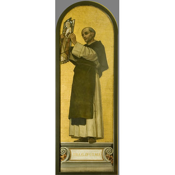 Oil painting - Fra Giacomo da Ulma, German Painter on Glass at Bologna: design for a mosaic in the Museum (the 'Kensington Valhalla') Oil painting - Fra Giacomo da Ulma, German Painter on Glass at Bologna: design for a mosaic in the Museum (the 'Kensington Valhalla')