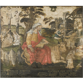 Figurative panel - Saint Luke Figurative panel - Saint Luke