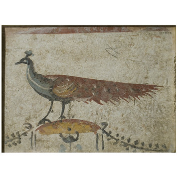 Fresco fragment - A Peacock Fresco fragment - A Peacock