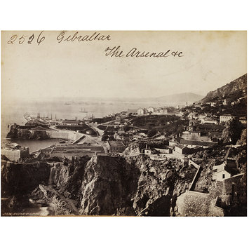 Photograph - Gibraltar. The Arsenal etc. Photograph - Gibraltar. The Arsenal etc.