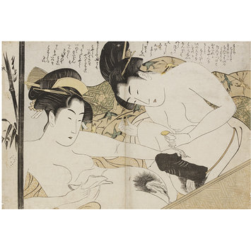 Woodblock print Woodblock print