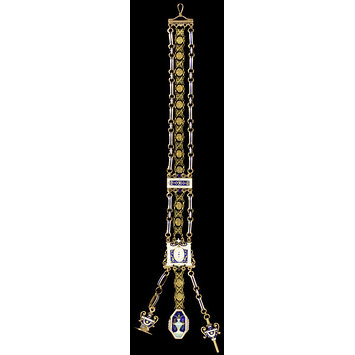 Watch chain with watch-key and seal Watch chain with watch-key and seal