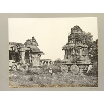 Photograph - Hampi (Vijayanagar) Bellary District: Garuda Temple and Maha Mandapa, Vitthala Temple Complex. Photograph - Hampi (Vijayanagar) Bellary District: Garuda Temple and Maha Mandapa, Vitthala Temple Complex.