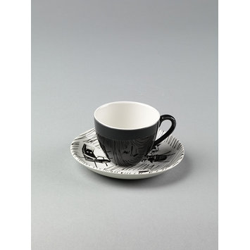 Coffee cup and saucer - 'Home maker' Coffee cup and saucer - 'Home maker'