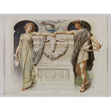 Advertisement Card - The Gondoliers Advertisement Card - The Gondoliers