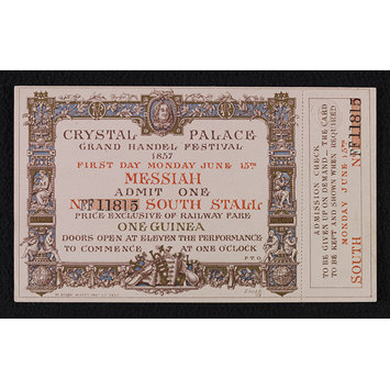 Admission Ticket - Messiah Admission Ticket - Messiah