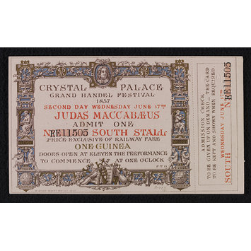 Admission Ticket - Judas Maccabaeus Admission Ticket - Judas Maccabaeus