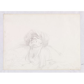 Drawing - Male figure, probably North African Drawing - Male figure, probably North African