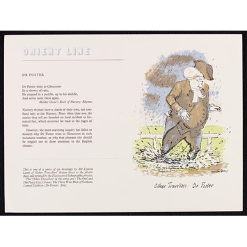 Menu card - Other Travellers: Dr. Foster Menu card - Other Travellers: Dr. Foster