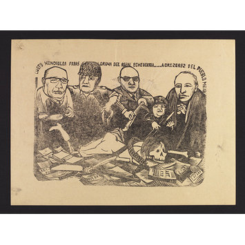 Poster - Agresores del Pueblo Mexic' (Aggressors against the Mexican People) Poster - Agresores del Pueblo Mexic' (Aggressors against the Mexican People)