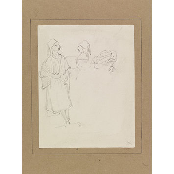 Drawing - Oriental figure studies Drawing - Oriental figure studies