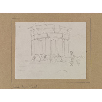 Drawing - Near Baalbeck Drawing - Near Baalbeck