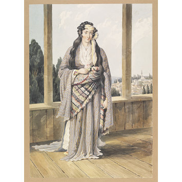 Watercolour - Armenian At Constantinople Watercolour - Armenian At Constantinople