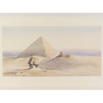 Watercolour - Sphinx & Great Pyramid Watercolour - Sphinx & Great Pyramid