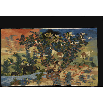 Tapestry - Animals by the watering hole Tapestry - Animals by the watering hole