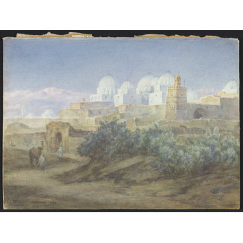 Watercolour - Kairouan Watercolour - Kairouan