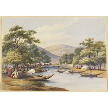 Watercolour - The Sweet Waters of Europe, Constantinople Watercolour - The Sweet Waters of Europe, Constantinople