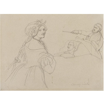 Drawing - Jenny Lind Drawing - Jenny Lind