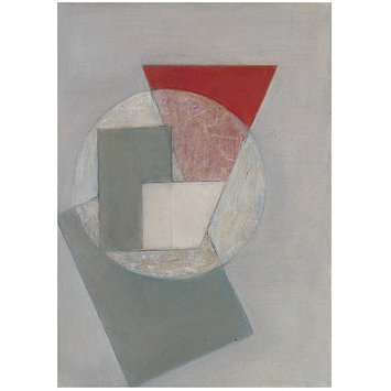 Collage - Collage with Red Triangle, II Collage - Collage with Red Triangle, II