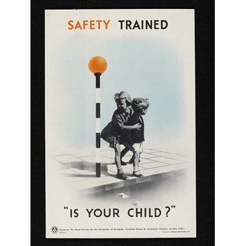 Poster - Safety trained - is your child? Poster - Safety trained - is your child?