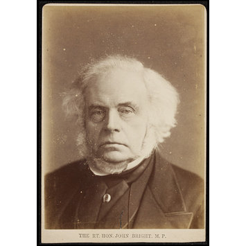 Photograph - The R. T. Hon. John Bright M.P Photograph - The R. T. Hon. John Bright M.P