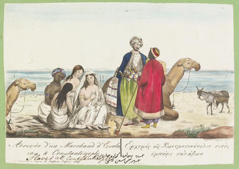 Arrive d'un Marchand d'Esclaves à Constantinople Fulgenzi, Eugenio