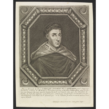 Engraving - Portrait of Brother Dominic Ottoman Engraving - Portrait of Brother Dominic Ottoman