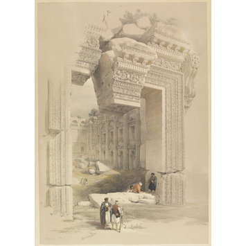 Lithograph - Baalbek Lithograph - Baalbek
