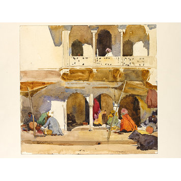 Watercolour - Gwalior Watercolour - Gwalior