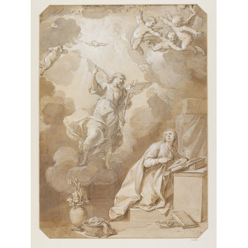 Drawing - The Annunciation (Luke 1:26-38) Drawing - The Annunciation (Luke 1:26-38)