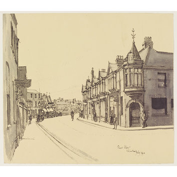 Watercolour - Sheet Street, Windsor Watercolour - Sheet Street, Windsor