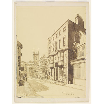 Watercolour - Church Street, (west side) Windsor Watercolour - Church Street, (west side) Windsor