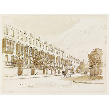 Watercolour - Brunswick Terrace, Windsor Watercolour - Brunswick Terrace, Windsor