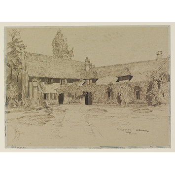 Watercolour - The Cantorist House, Childrey Watercolour - The Cantorist House, Childrey