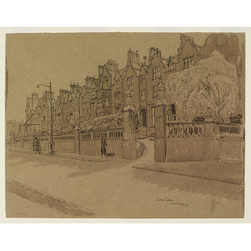 Watercolour - Queen's Terrace, Windsor Watercolour - Queen's Terrace, Windsor