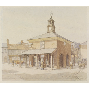 Watercolour - Town Hall, Princes Risborough Watercolour - Town Hall, Princes Risborough