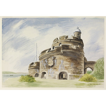 Watercolour - St. Mawes Castle, near Falmouth Watercolour - St. Mawes Castle, near Falmouth