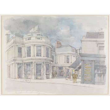 Watercolour - Montpellier Arcade, Cheltenham Watercolour - Montpellier Arcade, Cheltenham