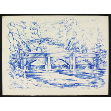 Drawing - Water End Drawing - Water End
