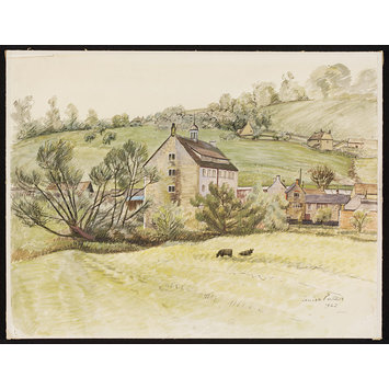 Watercolour - Brimscombe Factory, Nr. Stroud Watercolour - Brimscombe Factory, Nr. Stroud