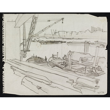 Drawing - The Pool of London Drawing - The Pool of London
