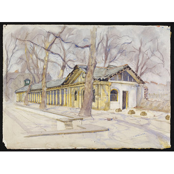 Watercolour - Foundling Hospital Watercolour - Foundling Hospital